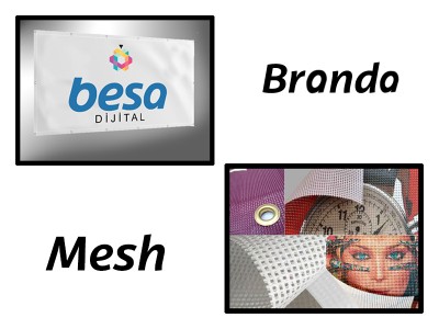 Branda - Mesh Üzeri Uv Baskı